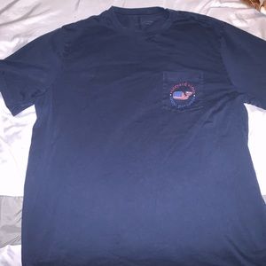 Vineyard Vines American flag whale tee